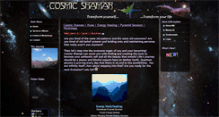 Desktop Screenshot of cosmicshaman.com