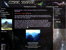 Tablet Screenshot of cosmicshaman.com